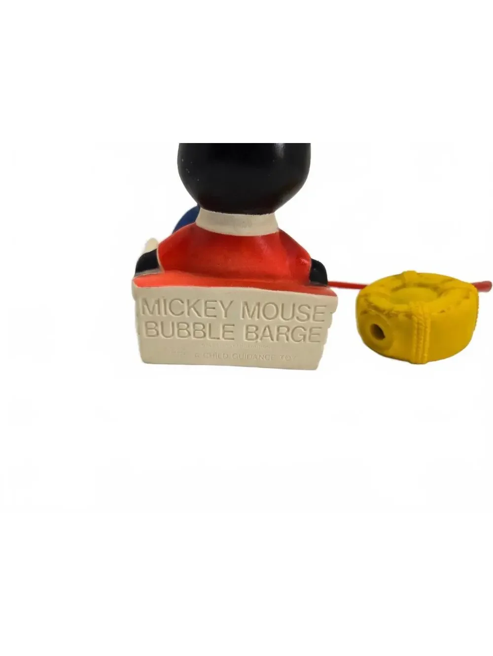 1970s Mickey Mouse Bubble Barge Bath Toy MFG By Child Guidance